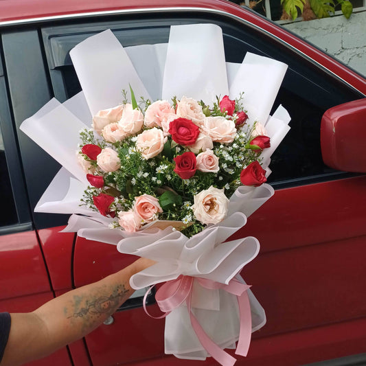 Blushing Harmony - The Flowercart