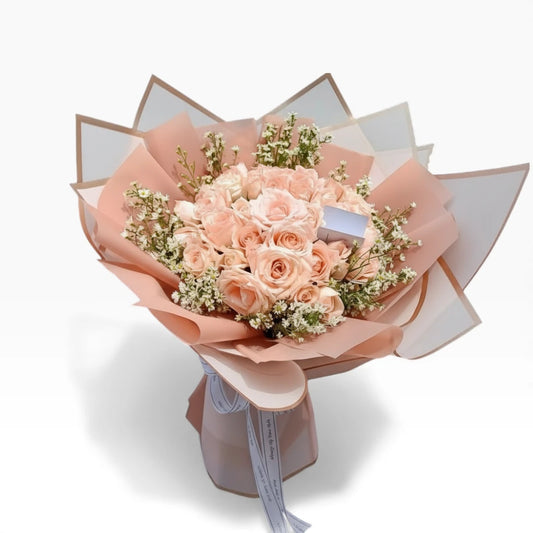 50 Pink Rose Bouquet