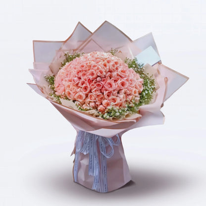 250 Stalk Pink Rose
