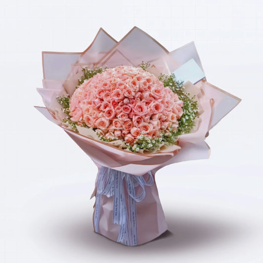 250 Stalk Pink Rose