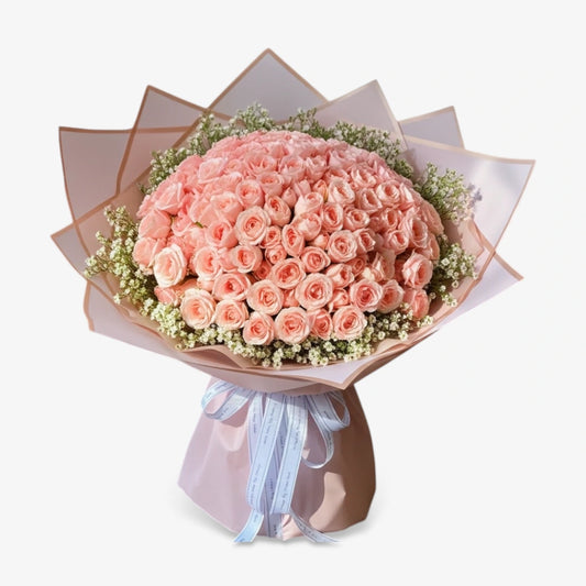 199 Pink Roses Bouquet