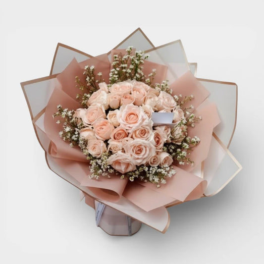 50 Pink Rose Bouquet