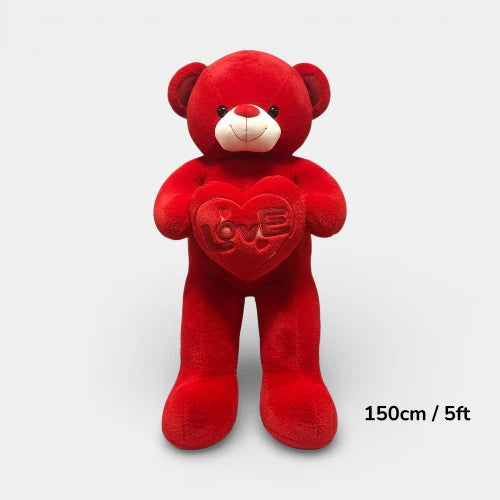 5ft Red plush bear