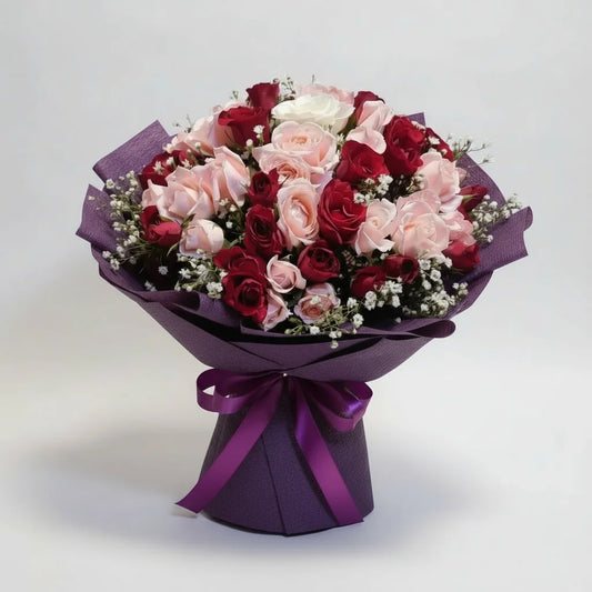 Red & Pink 100 Stalk