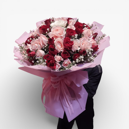 100 Stalk Mixed Bloom flower bouquet | flower delivery Manila