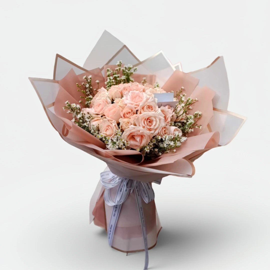 50 Pink Rose Bouquet