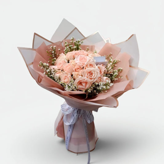 50 Pink Rose Bouquet
