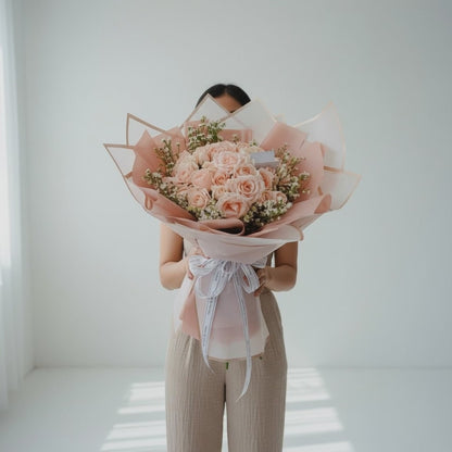 50 Pink Rose Bouquet